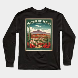 Jalpan de Serra Queretaro Mexico Vintage Tourism Travel Long Sleeve T-Shirt